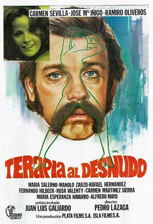 Movie poster for Terapia al desnudo (1975)