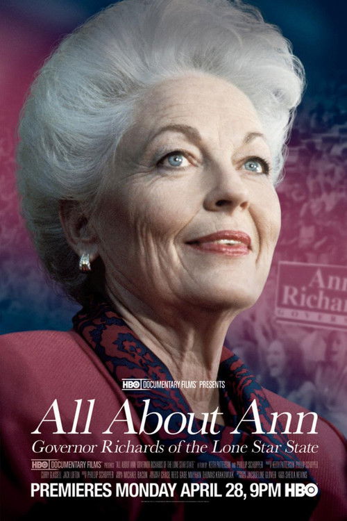 Movie poster for All About Ann: Governor Richards of the Lone Star State (2014)