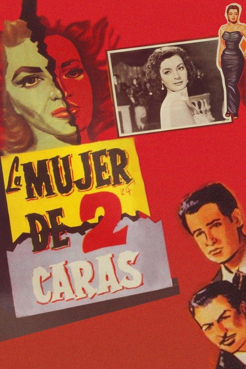 Movie poster for La mujer de dos caras (1957)