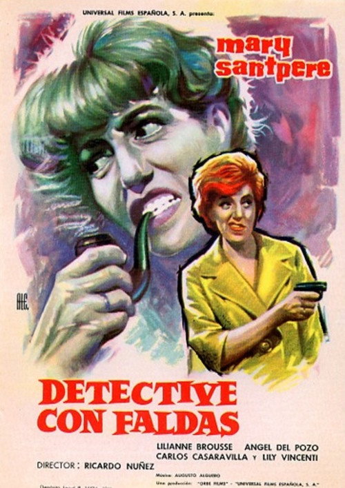 Movie poster for Detective con faldas (1962)