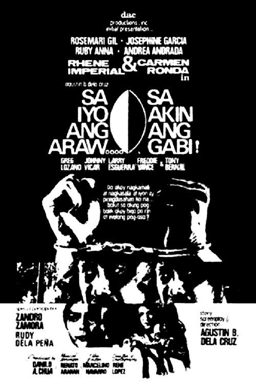 Movie poster for Sa Iyo ang Araw.... Sa Akin ang Gabi! (1978)