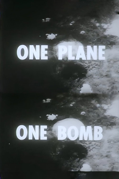 Movie poster for One Plane, One Bomb (1953)