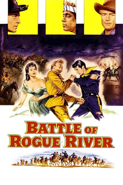 Movie poster for Battle of Rogue River (1954)