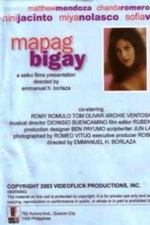 Movie poster for Mapagbigay (2000)