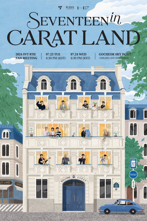 Movie poster for SEVENTEEN in CARAT LAND (2024)