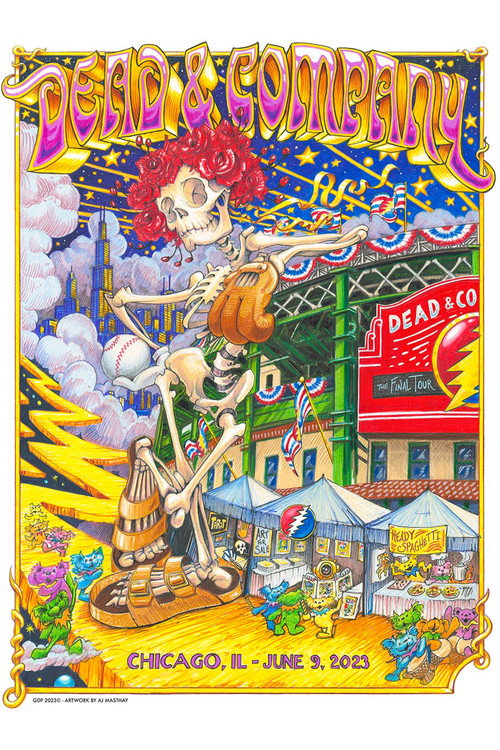 Movie poster for Dead & Company: 2023-06-09 Wrigley Field, Chicago, IL, USA (2023)