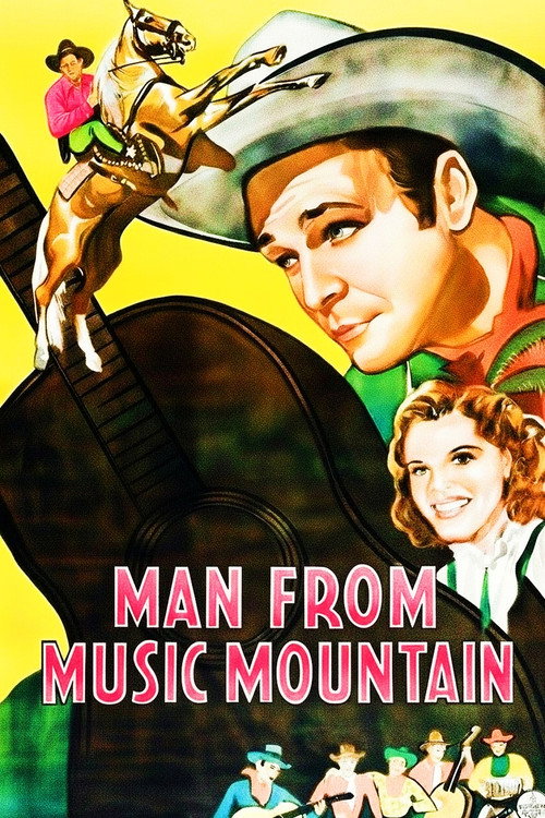 Movie poster for Man from Music Mountain (1943)