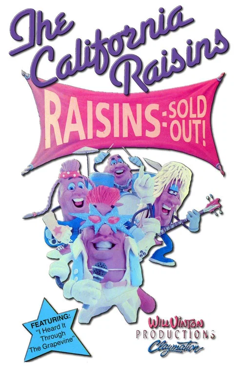 Movie poster for Raisins Sold Out: The California Raisins II (1990)