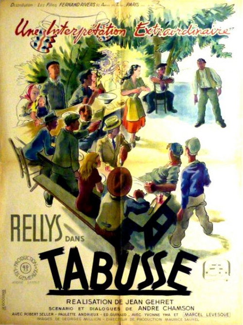 Movie poster for Tabusse (1949)