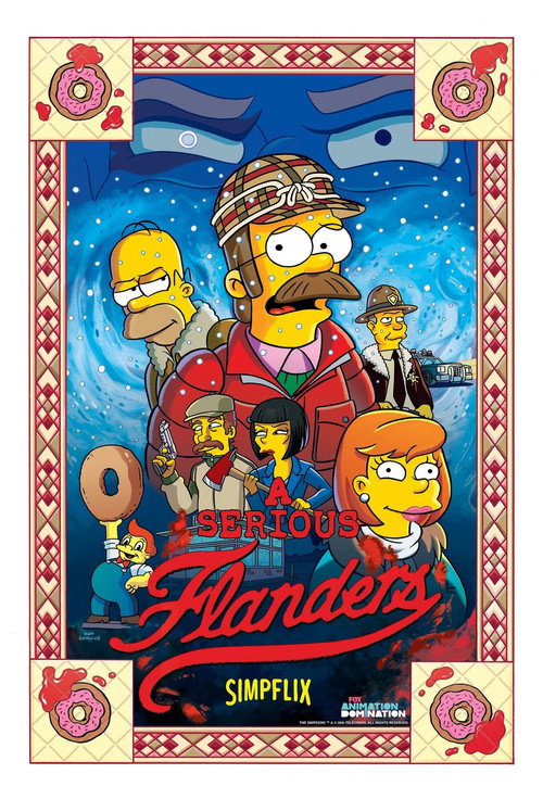 Movie poster for The Simpsons: A Serious Flanders (2021)