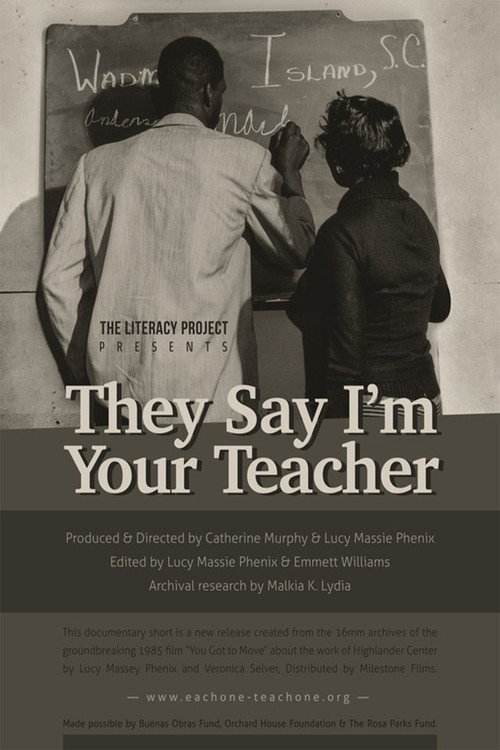 Movie poster for They Say I'm Your Teacher (2019)