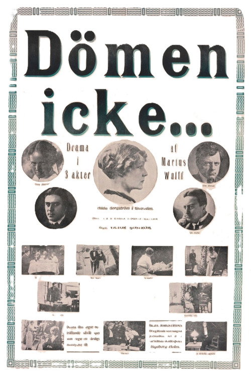 Movie poster for Judge Not (1914)