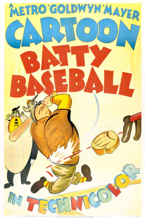 Movie poster for Batty Baseball (1944)