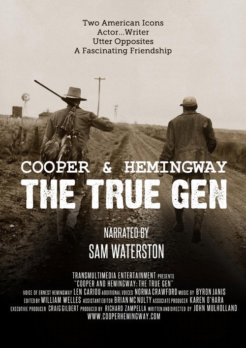 Movie poster for Cooper and Hemingway: The True Gen (2013)