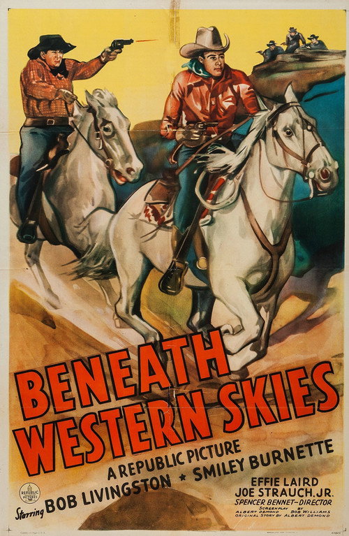 Movie poster for Beneath Western Skies (1944)