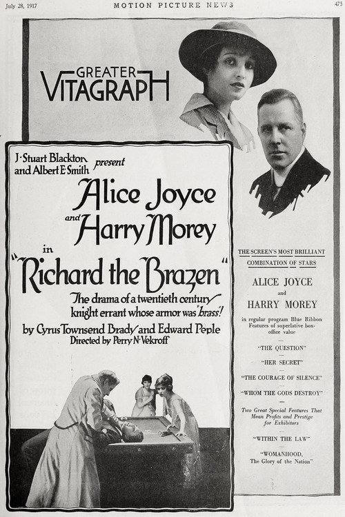 Movie poster for Richard the Brazen (1917)