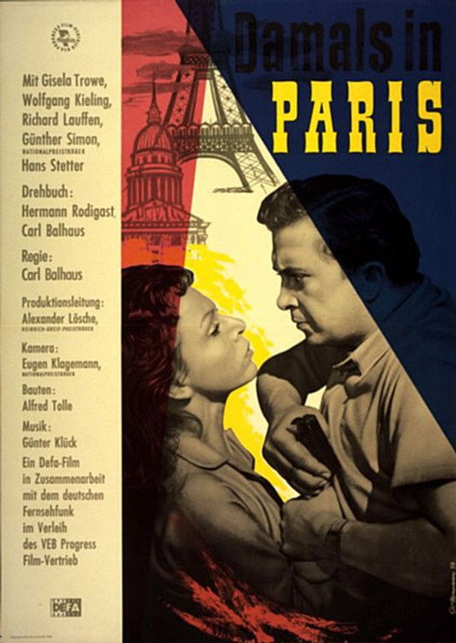 Movie poster for Damals in Paris (1956)
