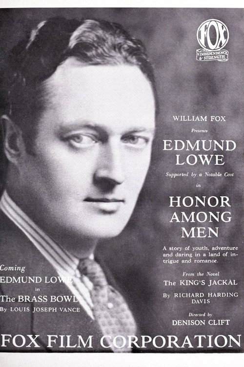 Movie poster for Honor Among Men (1924)