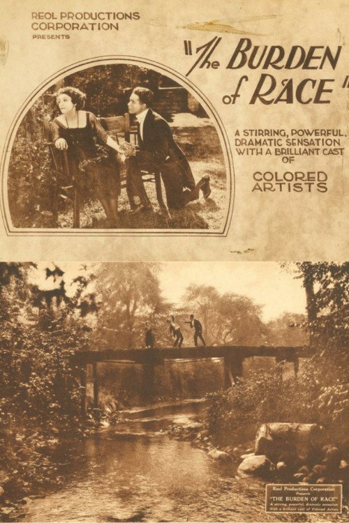 Movie poster for The Burden of Race (1921)