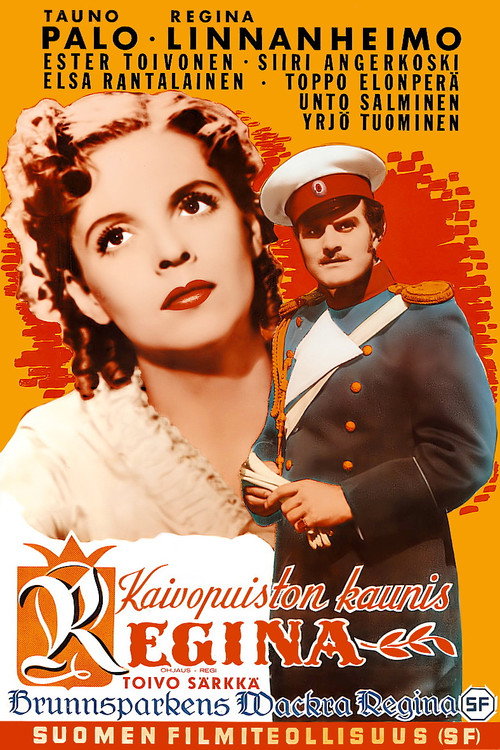 Movie poster for Kaivopuiston kaunis Regina (1941)