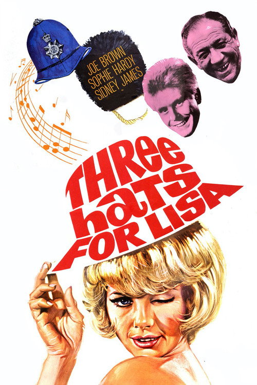 Movie poster for Three Hats for Lisa (1965)