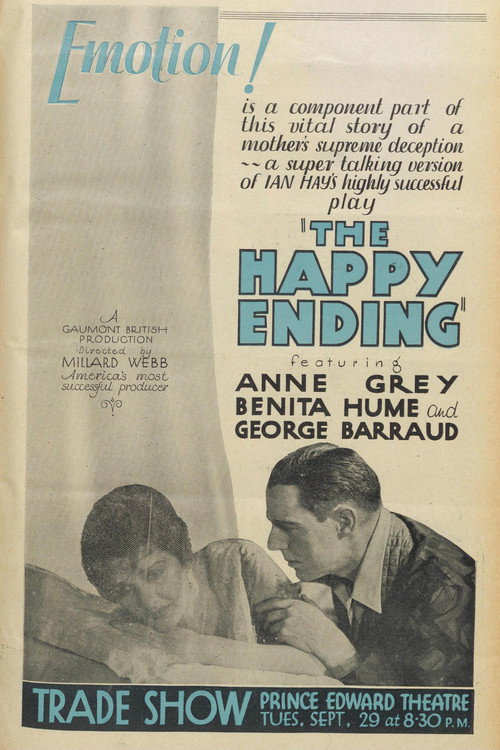 Movie poster for The Happy Ending (1931)