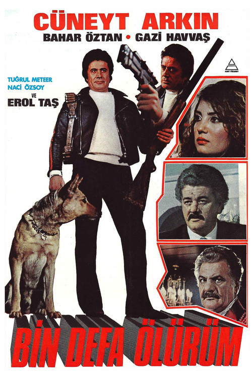 Movie poster for Bin Defa Ölürüm (1985)