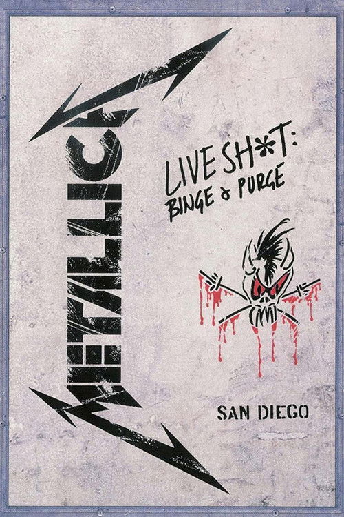 Movie poster for Metallica: Live Shit - Binge & Purge, San Diego 1992 (1992)