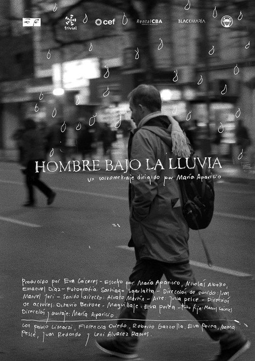 Movie poster for Hombre bajo la lluvia (2018)