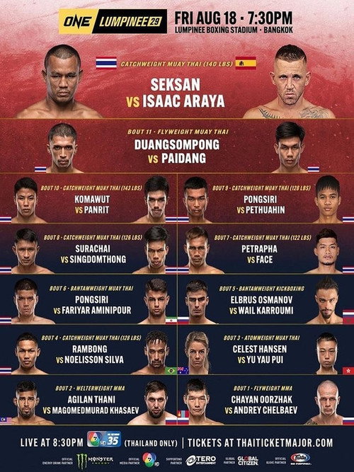 Movie poster for ONE Friday Fights 29: Saeksan vs. Araya (2023)