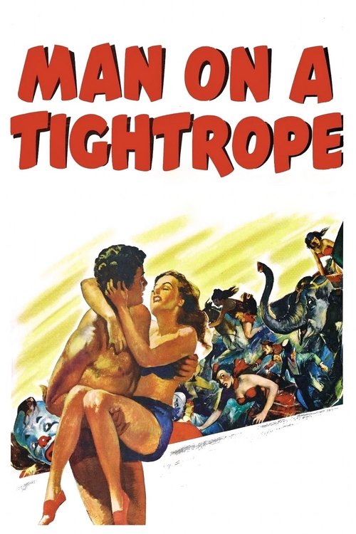 Movie poster for Man on a Tightrope (1953)