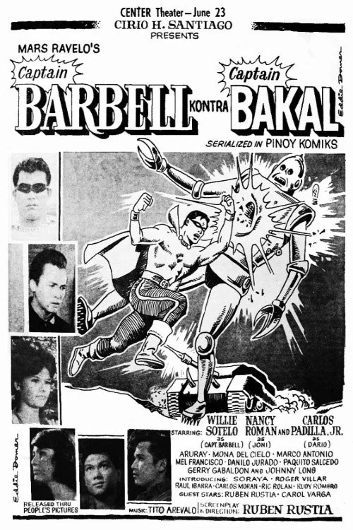 Movie poster for Captain Barbell Kontra Captain Bakal (1965)