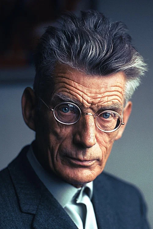 Photo of Samuel Beckett, Writing