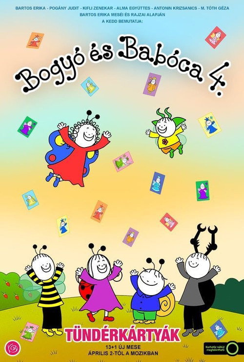 Movie poster for Bogyó és Babóca 4. - Tündérkártyák (2020)