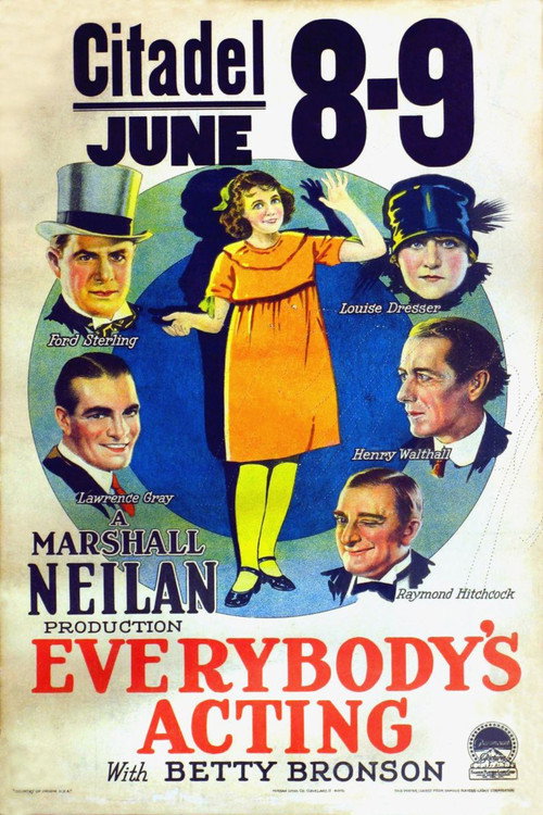 Movie poster for Everybody's Acting (1926)