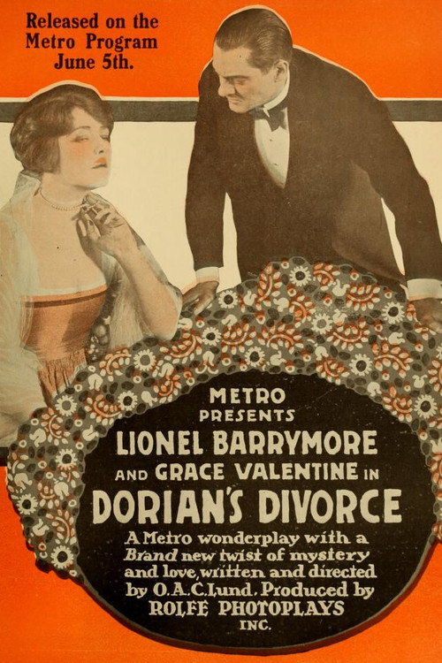 Movie poster for Dorian's Divorce (1916)