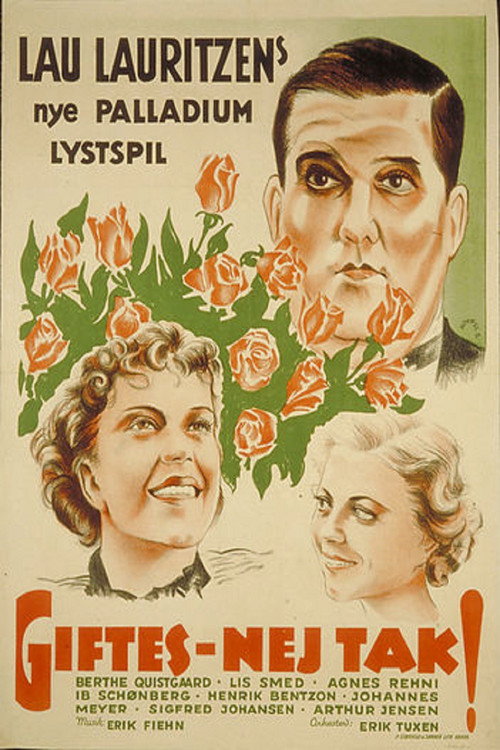 Movie poster for Giftes - nej tak! (1936)