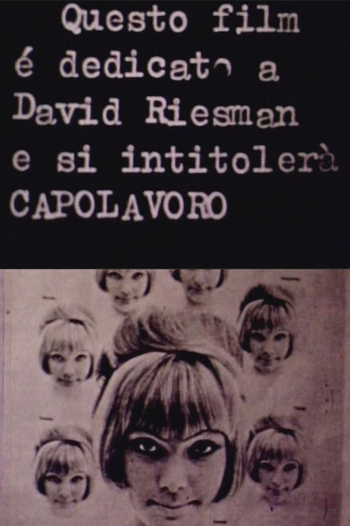 Movie poster for Questo film è dedicato a David Riesman e si intitolerà «Capolavoro» (1967)