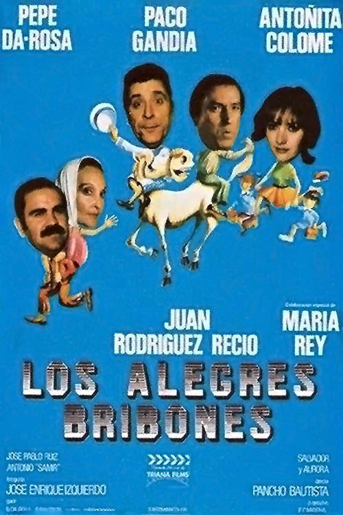 Movie poster for Los alegres bribones (1982)