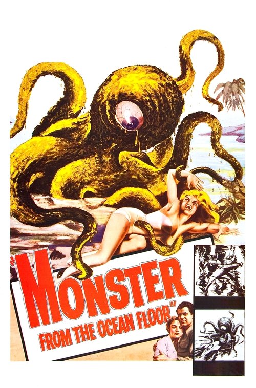 Movie poster for Monster from the Ocean Floor (1954)