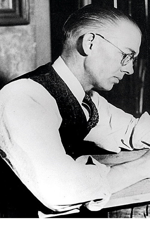 Photo of E. C. Segar, Writing