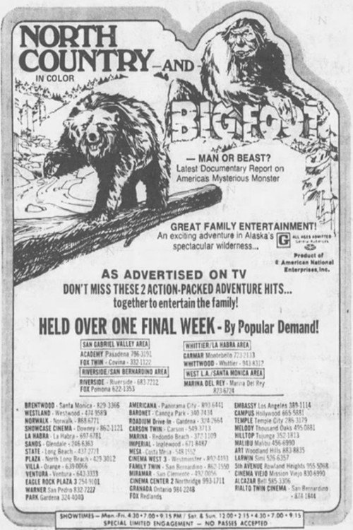 Movie poster for Bigfoot: Man or Beast? (1972)