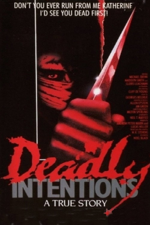 Movie poster for Deadly Intentions (1985)