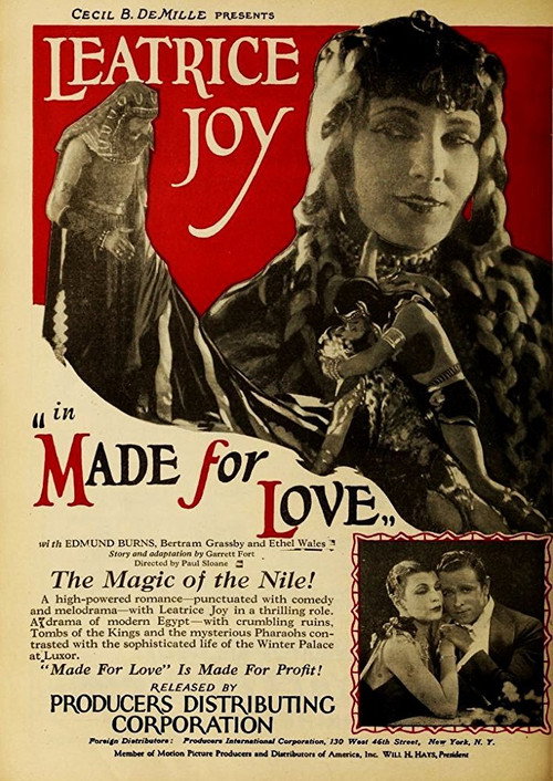 Movie poster for Made for Love (1926)