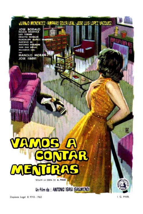 Movie poster for Vamos a contar mentiras (1962)