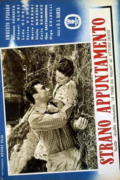 Movie poster for Strano appuntamento (1950)