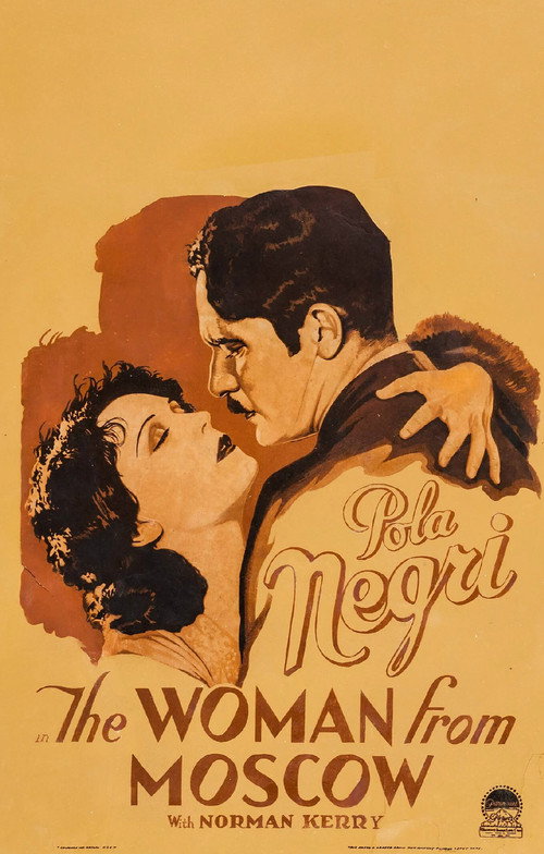 Movie poster for The Woman from Moscow (1928)