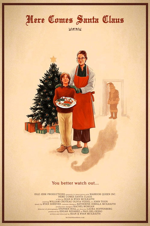 Movie poster for Here Comes Santa Claus (2025)