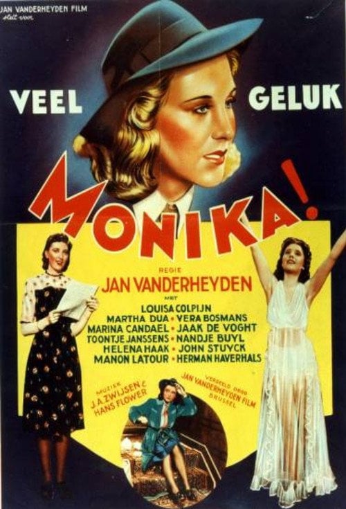 Movie poster for Good Luck, Monique! (1941)