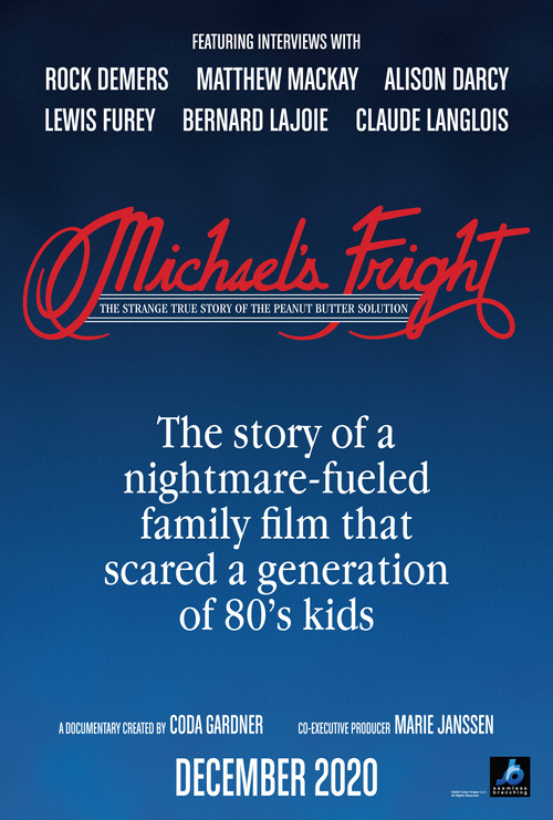 Movie poster for Michael's Fright: The Strange True Story of the Peanut Butter Solution (2020)